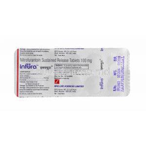 Infura, Nitrofurantoin tablets back