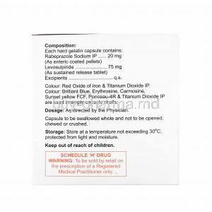 Rabee L, Levosulpiride and Rabeprazole composition
