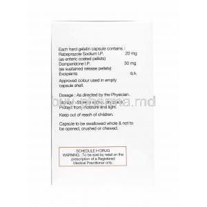 Rabee-D, Domperidone and Rabeprazole composition