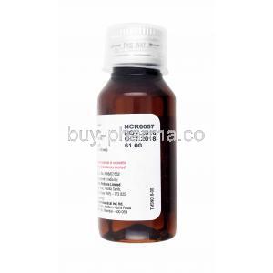 Romilast L Syrup, Levocetirizine and Montelukast bottle back