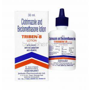 Triben B Lotion, Beclometasone/ Clotrimazole