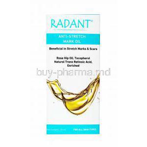 Radant Anti-Stretch Mark Oil box