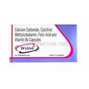 Wytrol, Calcium/ Calcitriol/ Methylcobalamin/ Folic Acid/ Vitamin B6