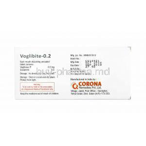 Voglibite, Voglibose 0.2mg manufacturer