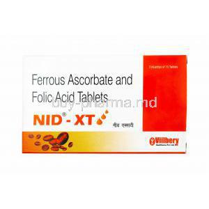 Nid XT, Ferrous Ascorbate/ Folic Acid