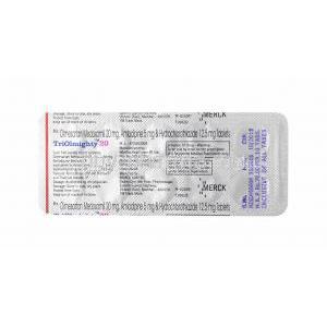 Triolmighty, Olmesartan, Amlodipine and Hydrochlorothiazide tablets back