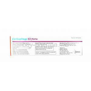 Carbophage G Forte, Glimepiride and Metformin 1gm manufacturer