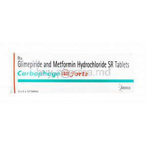 Carbophage G Forte, Glimepiride and Metformin 2gm