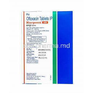 Harpoon, Ofloxacin 400mg manufacturer