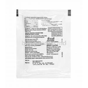 Argigest Granules Orange, L-Arginine sachet back