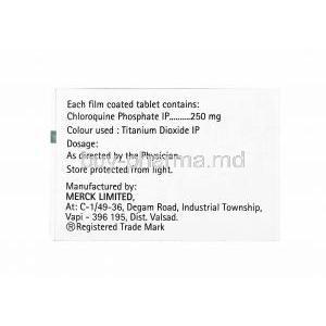 Emquin, Chloroquine 250mg manufacturer