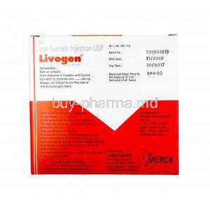 Livogen Injection, Iron manufacturer