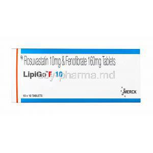 Lipigo F, Fenofibrate and Rosuvastatin 10mg