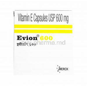 Evion, Tocopheryl Acetate Vitamin E 600mg