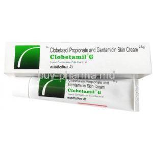 Clobetamil G Cream, Clobetasol/ Gentamicin