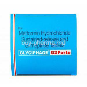 Glyciphage G, Glimepiride and Metformin 2mg Forte
