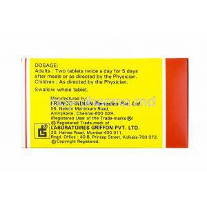 Amicline Plus, Ornidazole and Diloxanide dosage