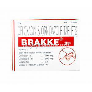 Brakke, Ofloxacin and Ornidazole composition