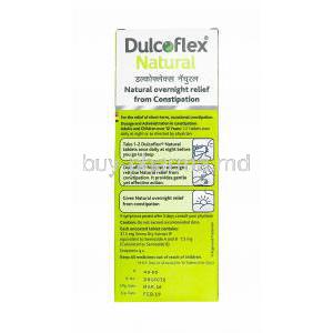 Dulcoflex Natural, Senna Dry Extract dosage