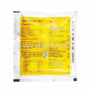 Coslyte Powder, Sodium Chloride,  Potassium Chloride, Sodium Citrate and Dextrose directions for use