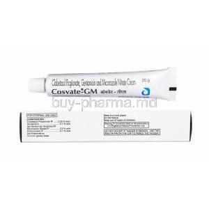 Cosvate GM Cream, Clobetasol/ Gentamicin/ Miconazole