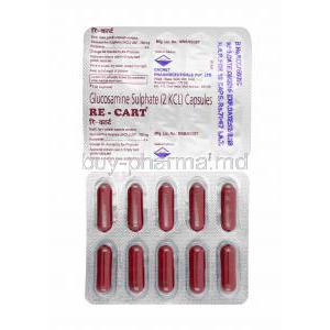 RE Cart, Glucosamine Sulphate capsules