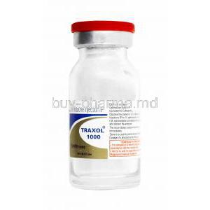 Traxol Injection, Ceftriaxone 1000mg vial