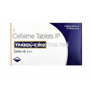 Traxol O, Cefixime