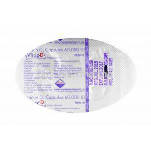 Vitoc-D, Cholecalciferol capsules back