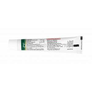 Aloederm F Cream, Fusidic Acid tube back