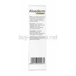 Aloederm Cream ingredients