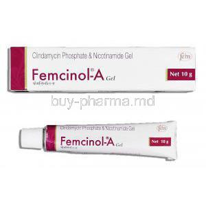 Femcinol A, Generic Clindamycin phosphate, 10mg Gel