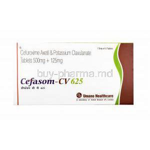 Cefasom CV, Cefuroxime/ Clavulanic Acid
