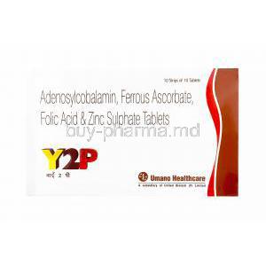 Y2P, Adenosylcobalamin/ Ferrous Ascorbate/ Folic Acid/ Zinc Sulphate