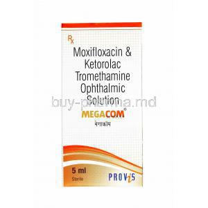 Megacom Opthalmic Solution, Ketorolac and Moxifloxacin