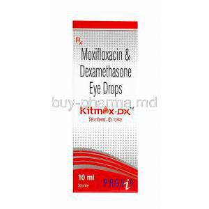 Kitmox-DX Eye Drop, Moxifloxacin and Dexamethasone