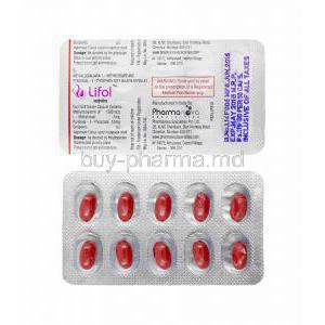 Lifol, Methylcobalamin, L-Methylfolate and Pyridoxal-5-Phosphate capsules