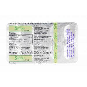 Softeye, Omega-3 Fatty Acids 300mg capsules back