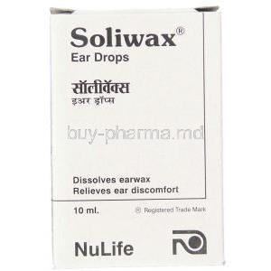 Soliwax Ear Drops Box