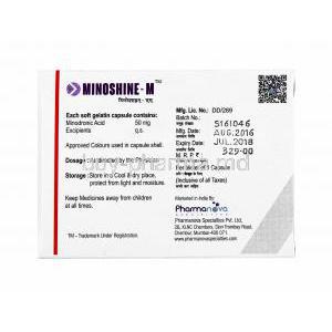 Minoshine-M, Minodronic acid composition