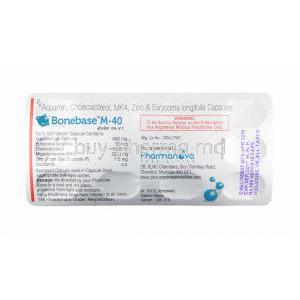 Bonebase M capsules back