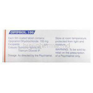 Generic Pramolan, Opipramol, 5 x 10 tablets, 100mg, information