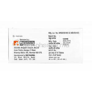 Coxpod, Cefpodoxime manufacturer