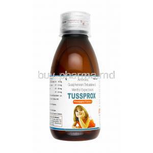 Tussprox Syrup, Ambroxol/ Guaifenesin/ Terbutaline/ Menthol