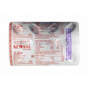 Newsyl capsules back