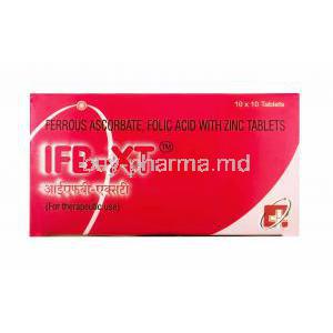 IFB XT, Ferrous Ascorbate/ Folic Acid/ Zinc Sulphate