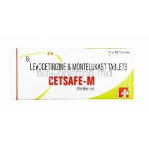 Cetsafe M, Levocetirizine/ Montelukast