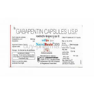 Nervibrain,Gabapentin 300mg manufacturer