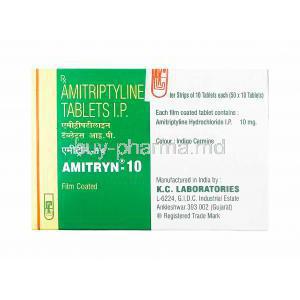 Amitryn , Amitriptyline 10mg