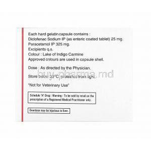 Dynapar LD, Diclofenac and Paracetamol composition